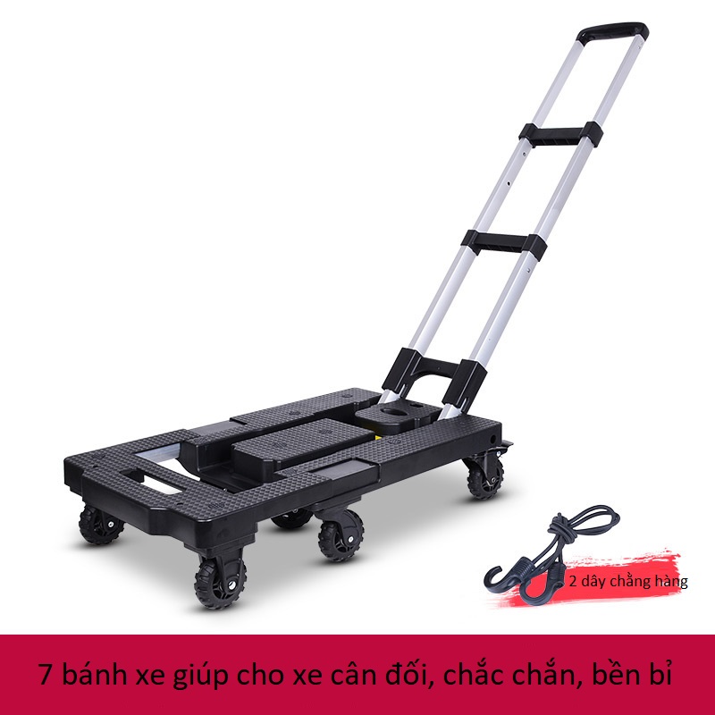 Xe kéo hàng P-12F, xe đẩy hàng chịu tải 200kg