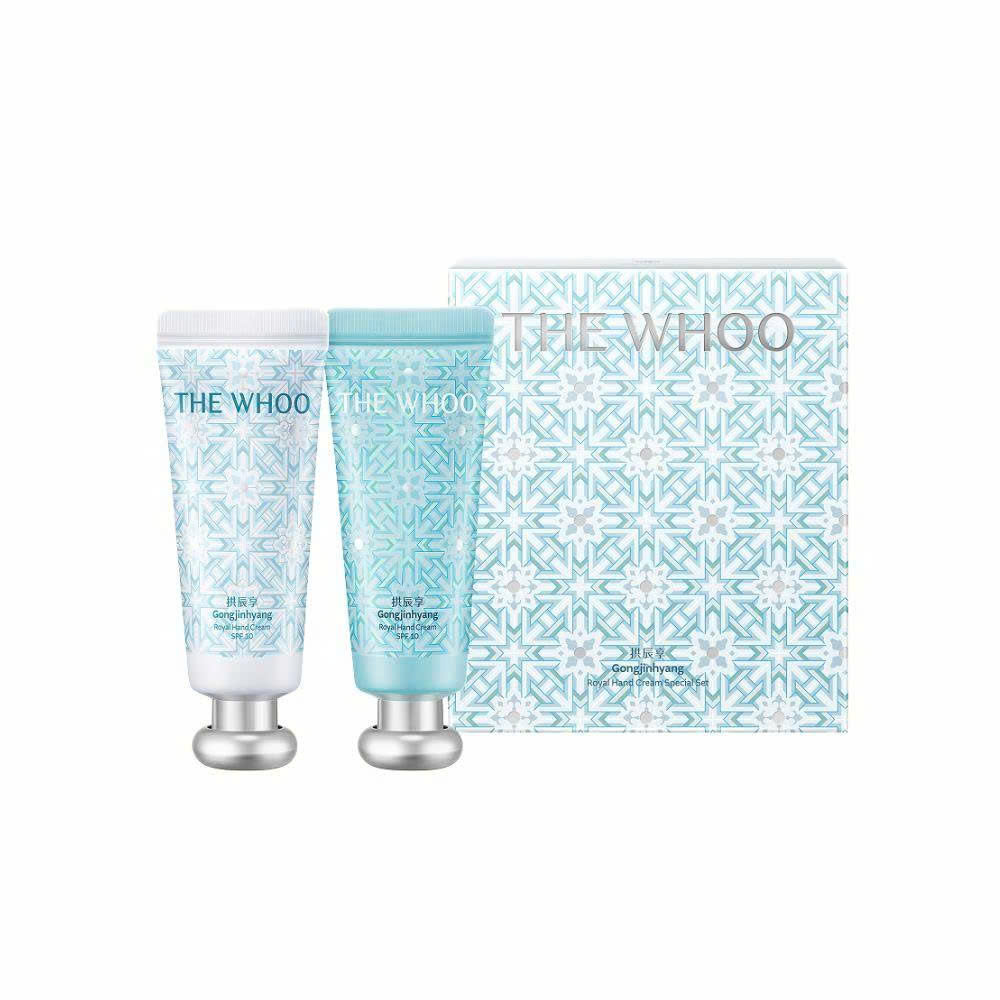 Kem Dưỡng Da Tay Whoo Royal Hand Cream SPF10 set