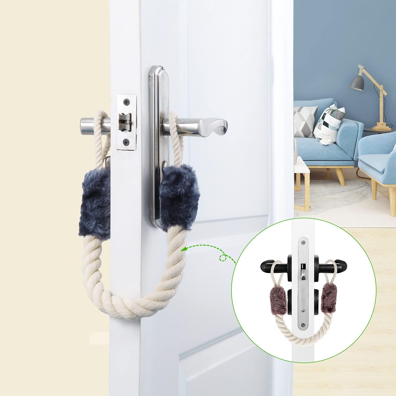4pcs Cửa dây dừng, người giữ cửa thắt chặt cửa dây mang em bé Pinch ghim bảo vệ bảo vệ cho trẻ em Động vật động vật trẻ em