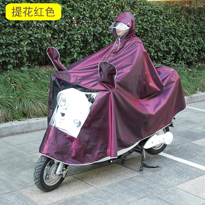 Đảm bảo chất lượng mới jacquard đôi vành xe điện áo mưa người lớn cưỡi áo mưa ngoài trời pin xe ô tô xe máy poncho