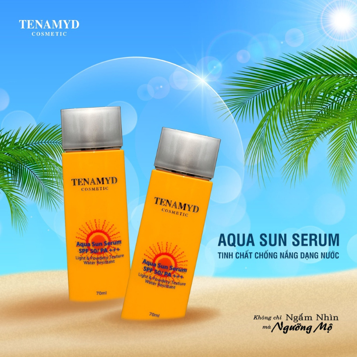 Tinh Chất Chống Nắng Tenamyd Aqua Sun Serum Skincare SPF 50/ PA+++ 70ml