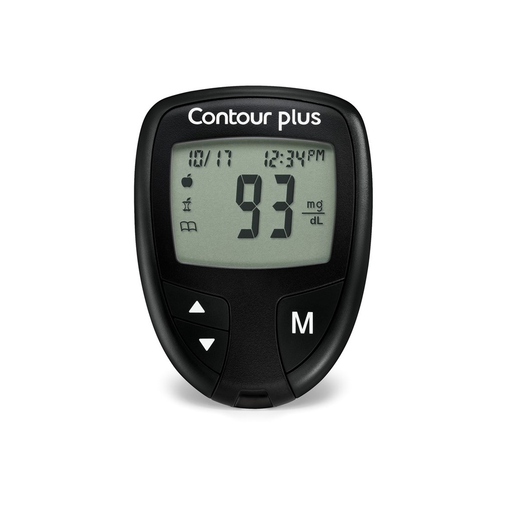 Bộ 2 sản phẩm : 1 Máy đo đường huyết CONTOUR PLUS (mmol/L) và 25 que thử đường huyết