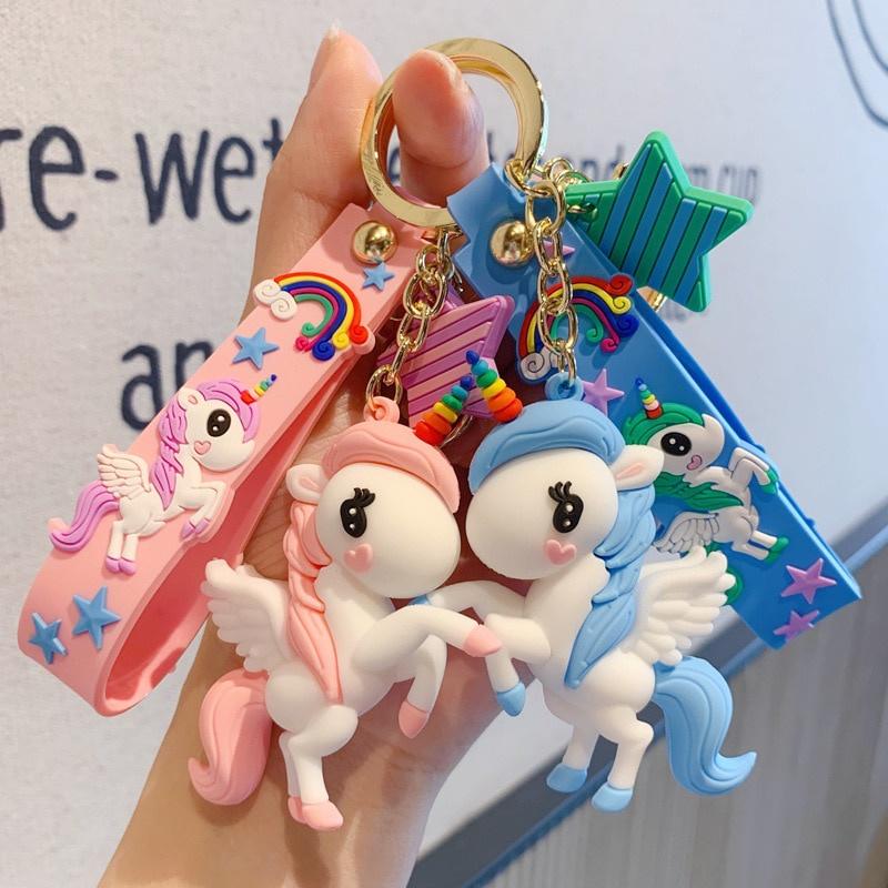 Móc Khóa Xe Máy Móc Khóa Đẹp Móc Chìa Khóa Kì Lân Trăng Sao Móc Khóa Cute