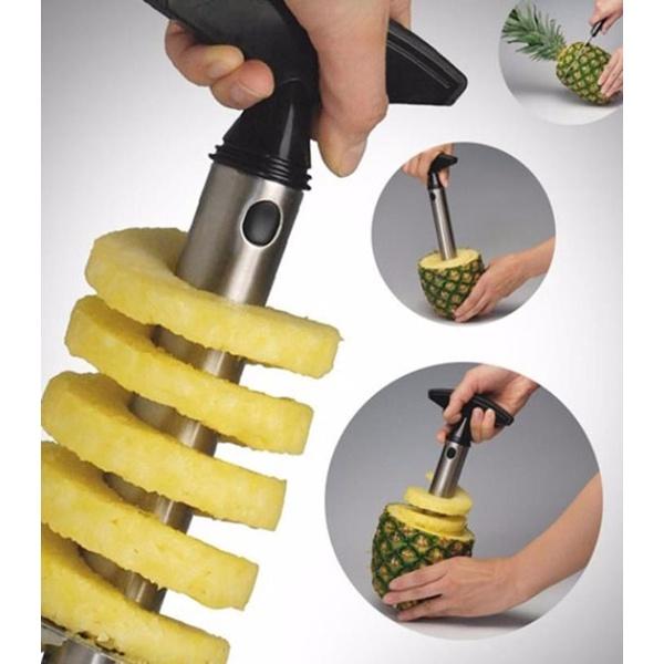 Dụng cụ gọt thơm thông minh pineapple knife tặng kèm dụng cụ cắt mắt thơm