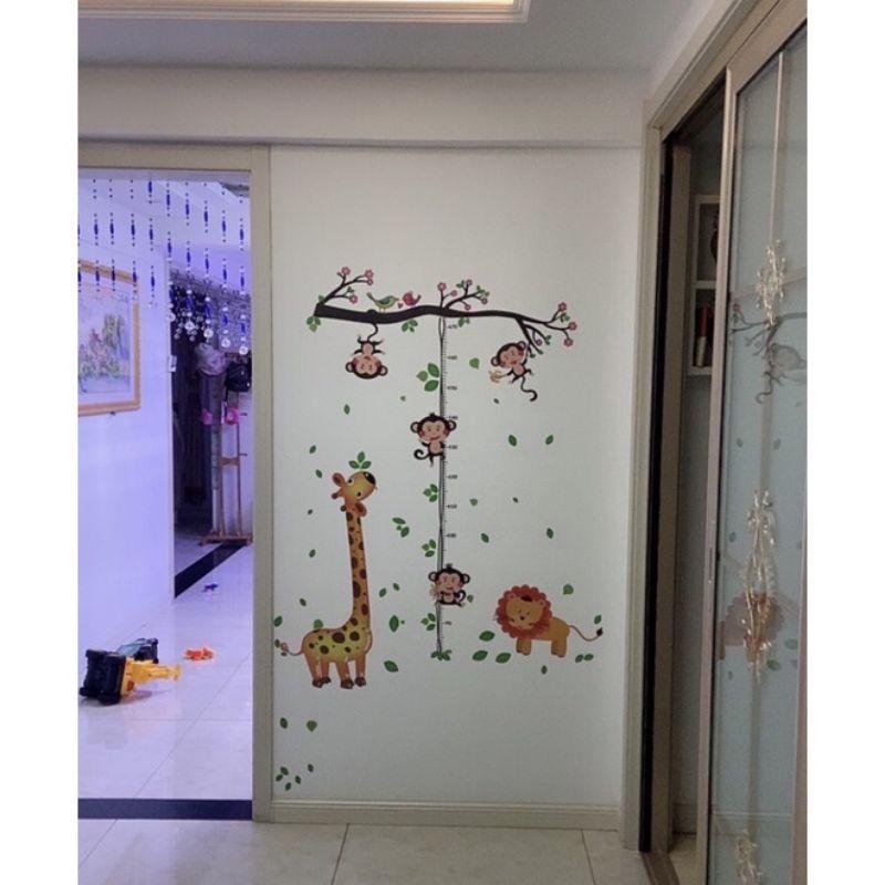 Decal thước đo chiều cao cho bé