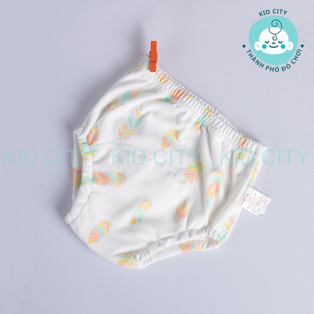 Quần bỏ bỉm 6 lớp Kid City, chất liệu mềm mại, thoáng mát, chống hăm cho bé từ 4-17kg