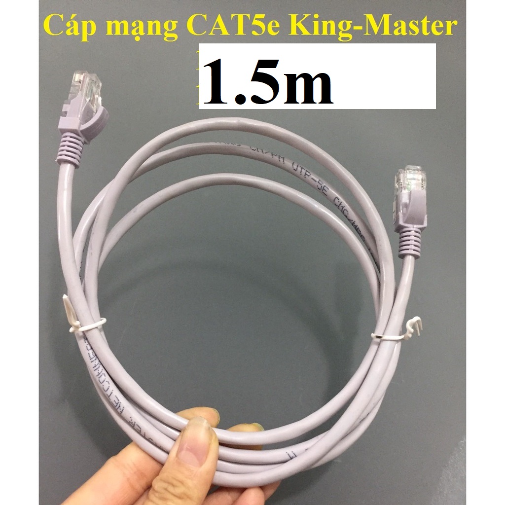 Dây cáp mạng CAT5e dây nhựa King-Master _ Hàng chính hãng