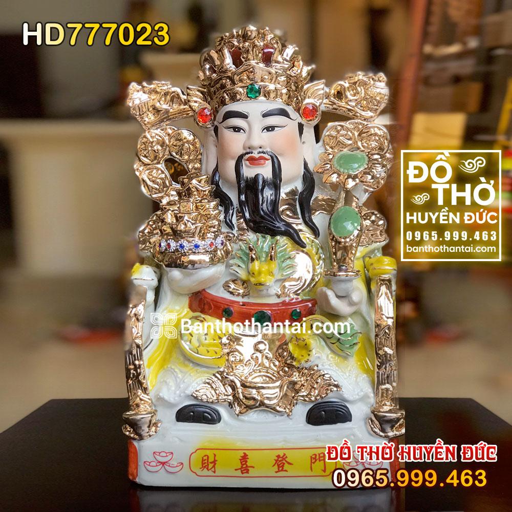 Tượng Thần Tiền Bằng Sứ Giang Tây HD777023