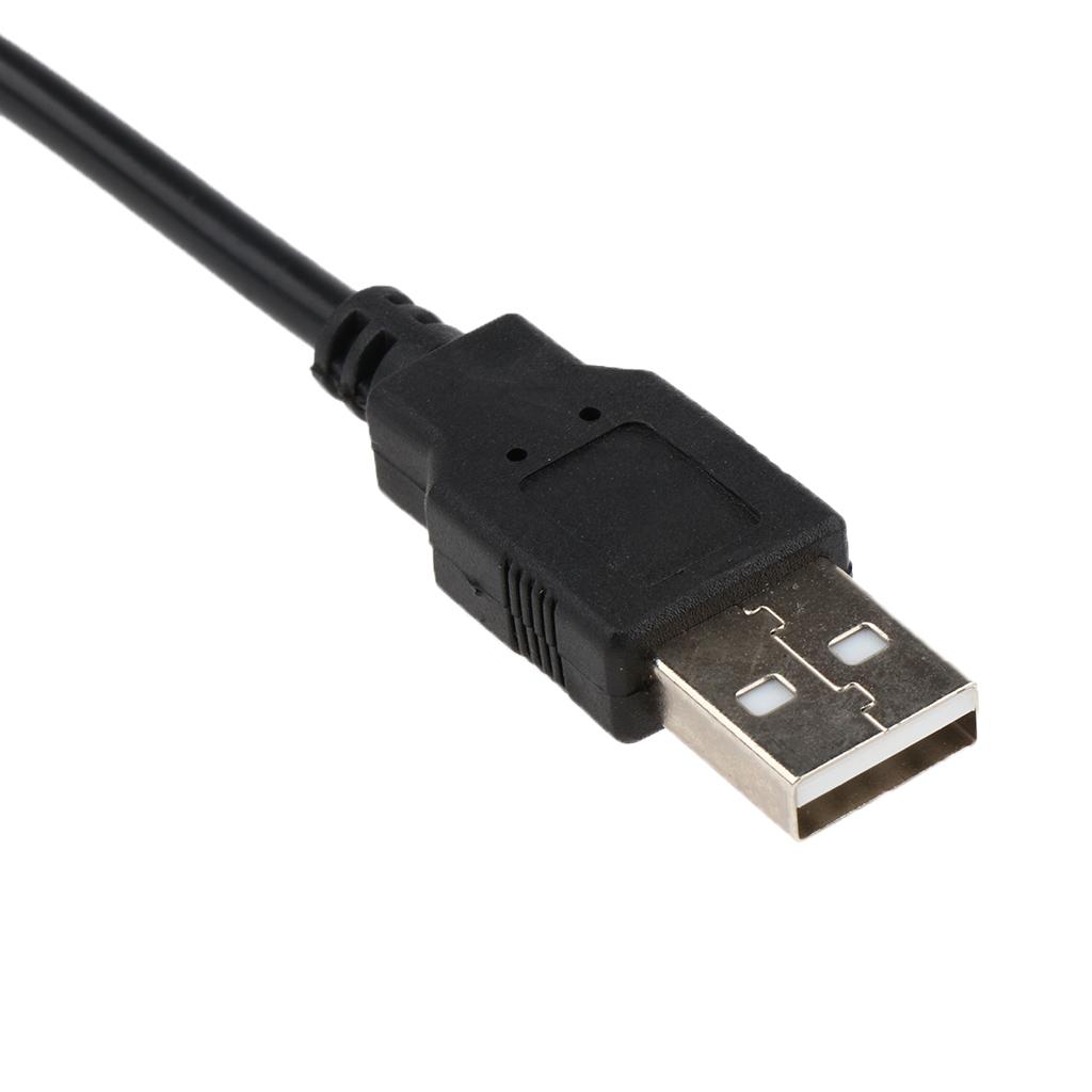 USB Controller Adapter Converter Cable For Sony PlayStation 2 PS2 To PS3/PC - Black