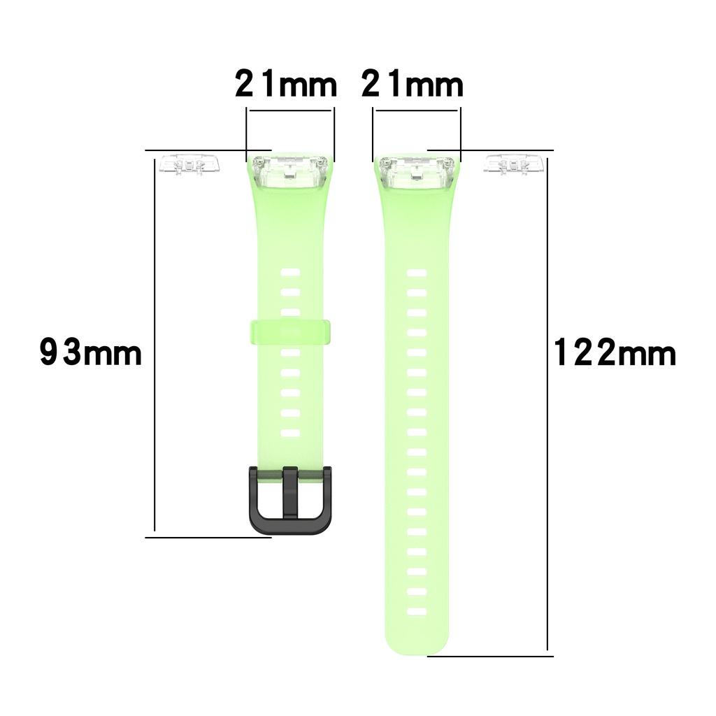 Dây Đeo Silicon Trong Suốt Chống Nước Cho Đồng Hồ Thông Minh Huawei Honor Band 6