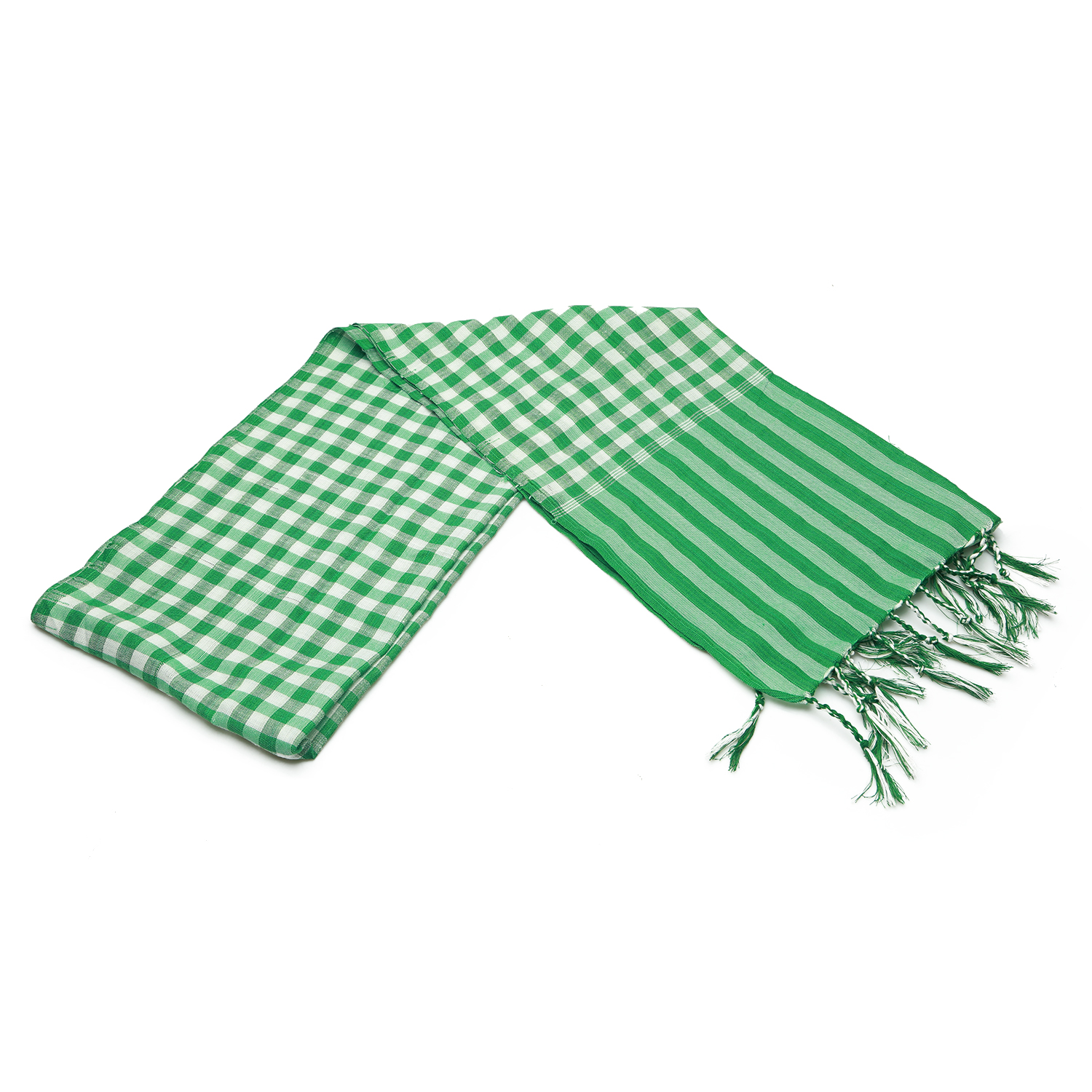 Khăn rằn thời trang Green Scarf 40x150cm (Xanh lá)