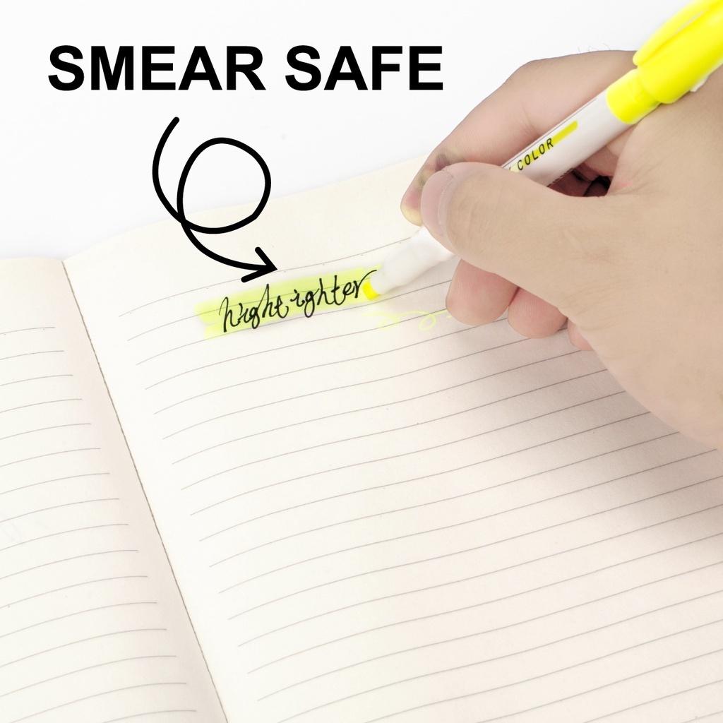 Bút dạ quang 6 màu bút đánh dấu nhớ dòng cute nhiều màu marker dễ thương