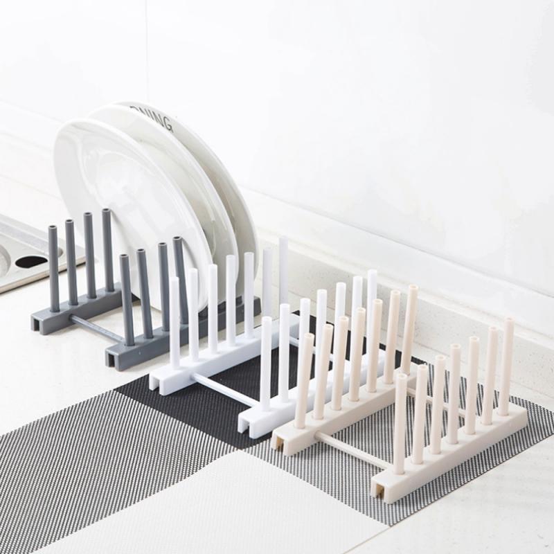 Kitchen Organizer Pot Lid Rack Removable Spoon Holder Pot Lid Shelf Cooking Dish Rack Pan Cover Stand Tableware Storage
