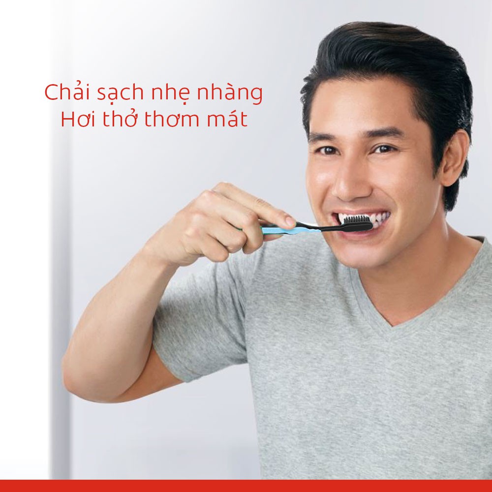 Bộ 5 Bàn chải đánh răng Colgate than hoạt tính kháng khuẩn SlimSoft Charcoal mềm mảnh