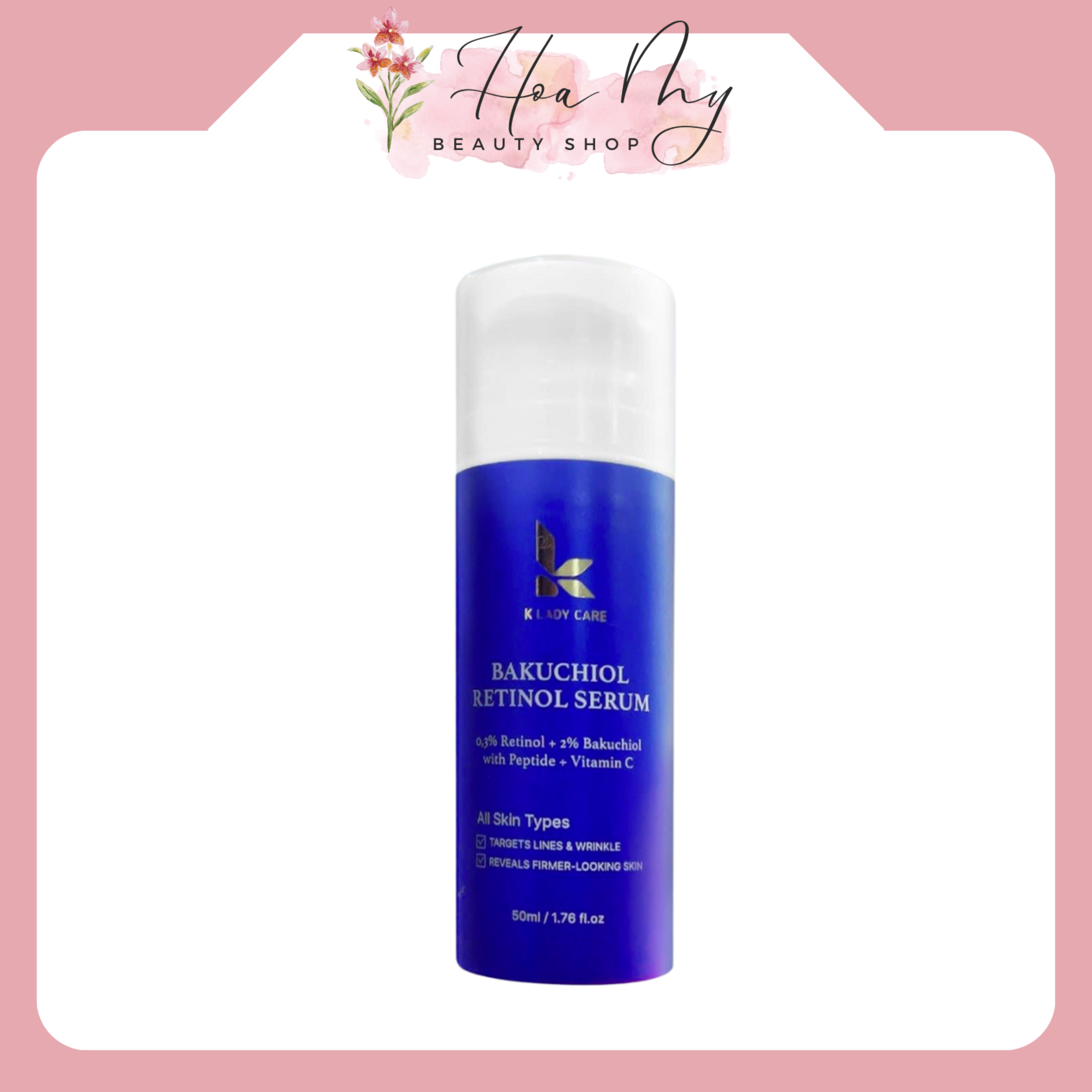 Serum Bakuchiol Retinol K Lady Care 50ml giúp giảm nếp nhăn