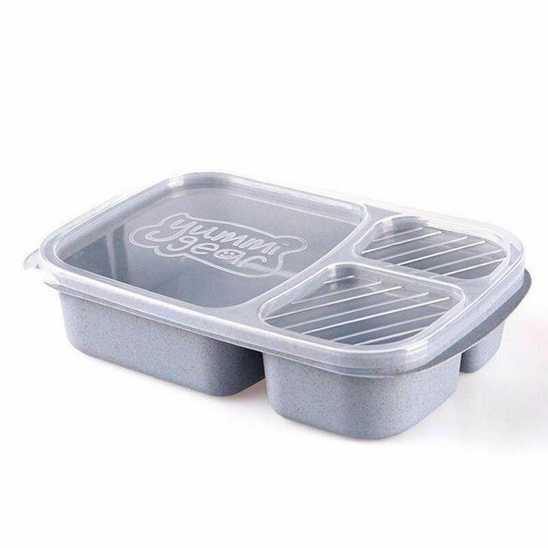 Microwave Bento Lunch Box Picnic Food Fruit Container Storage Box Practical US