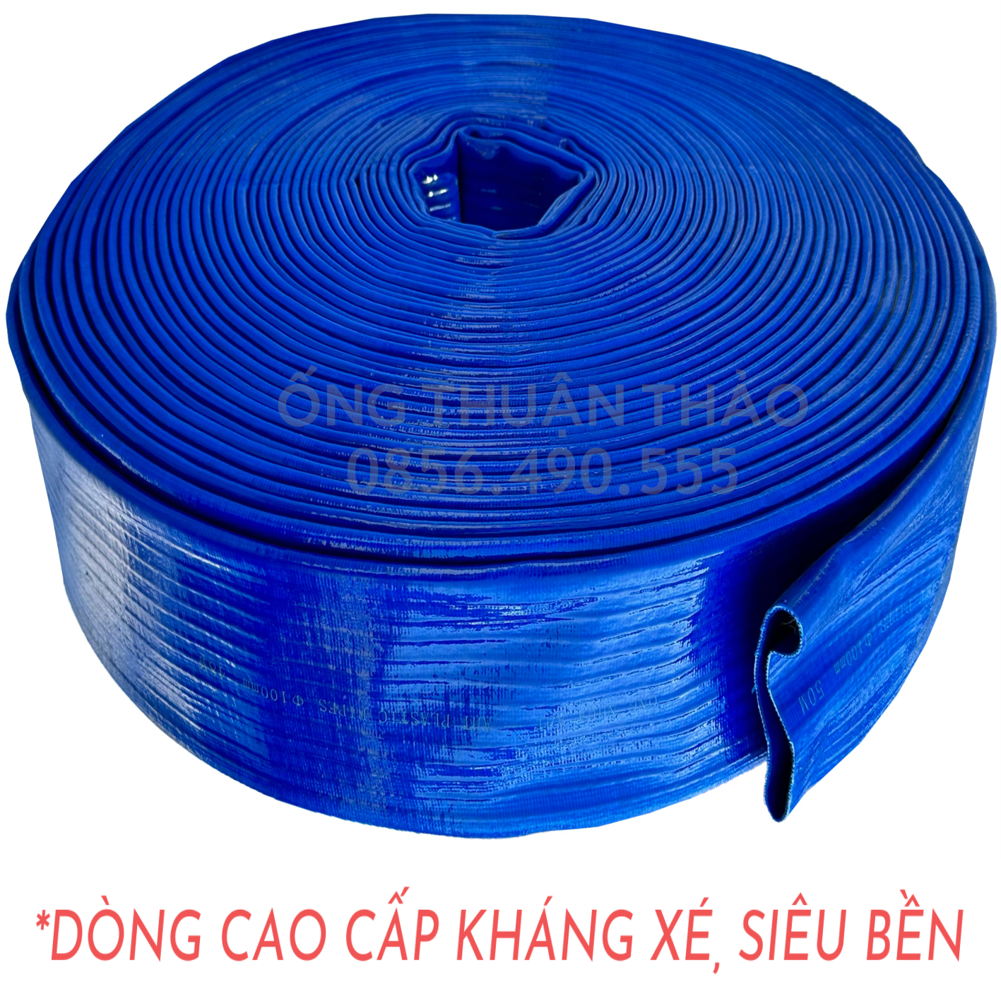 Ống NHỰA , ỐNG bạt gân sần phi 100MM cuộn 20M - Ống bạt tải cát sỏi THUẬN THẢO