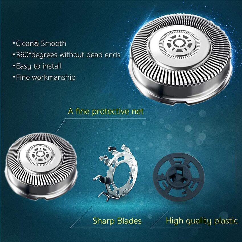Bộ 3 lưỡi dao cạo râu Philips SH71 - Hàng Chính Hãng