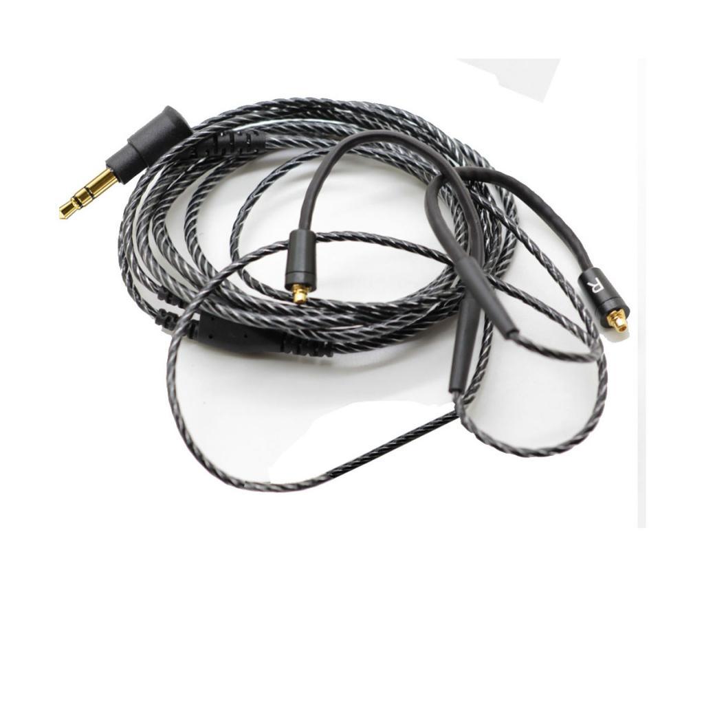 Replacement Upgrade Audio Cable Detachable Cord Mic for Shure SE215 SE315