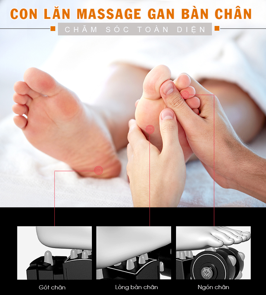 Máy massage chân OKACHI JP-820 (4 motor)