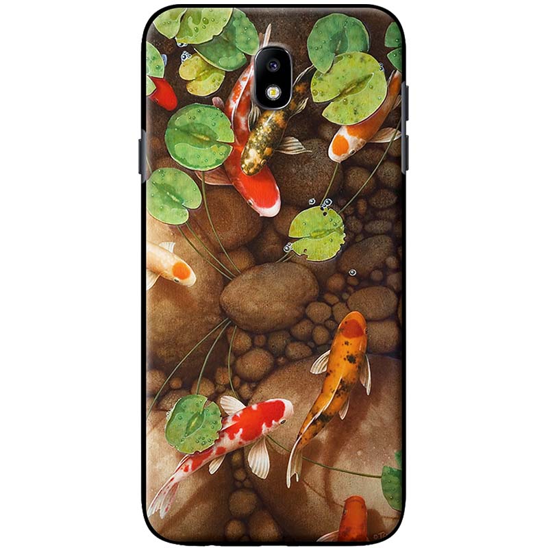 Ốp lưng dành cho Samsung Galaxy J7 Pro mẫu Cá koi