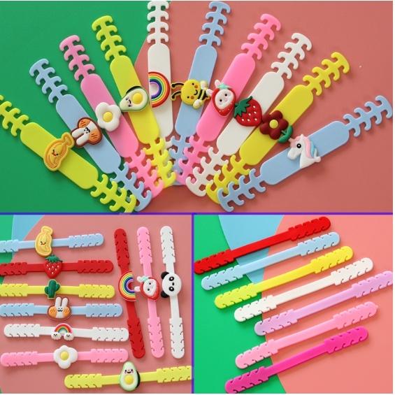 Dây Đeo Khẩu Trang Y Tế Chống Đau Tai BASIC/ Tai Giả Đeo Khẩu Trang Bảo Vệ Tai Màu Trắng DUASHOP.