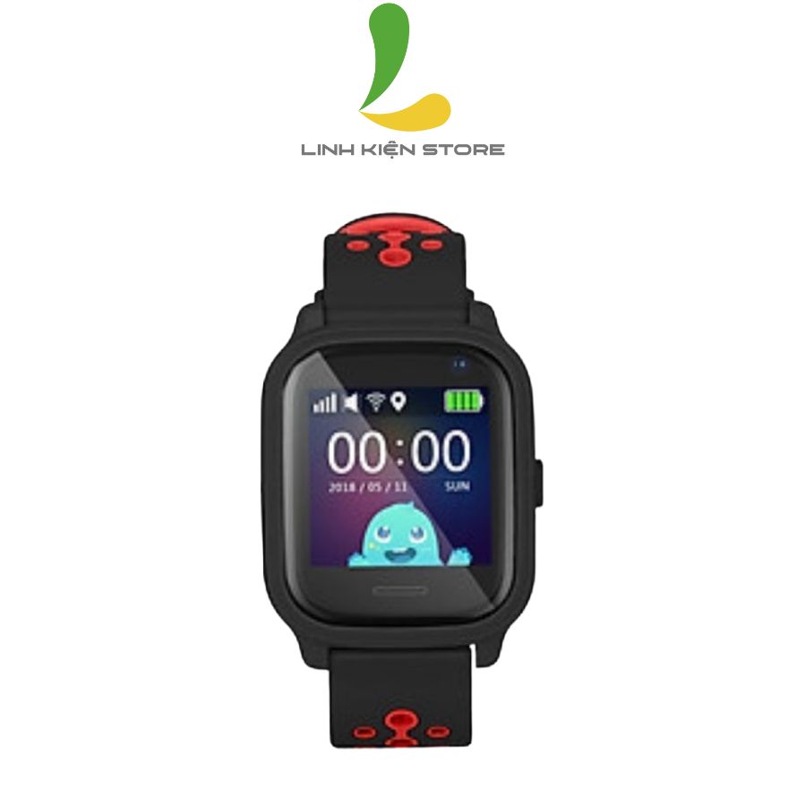 Đồng Hồ Thông Minh Định Vị Trẻ Em Wonlex Kt04 - Thiết Bị Đeo Tay Phụ Huynh Yên Tâm Thế Hệ Mới - Hàng Chính Hãng - Đen