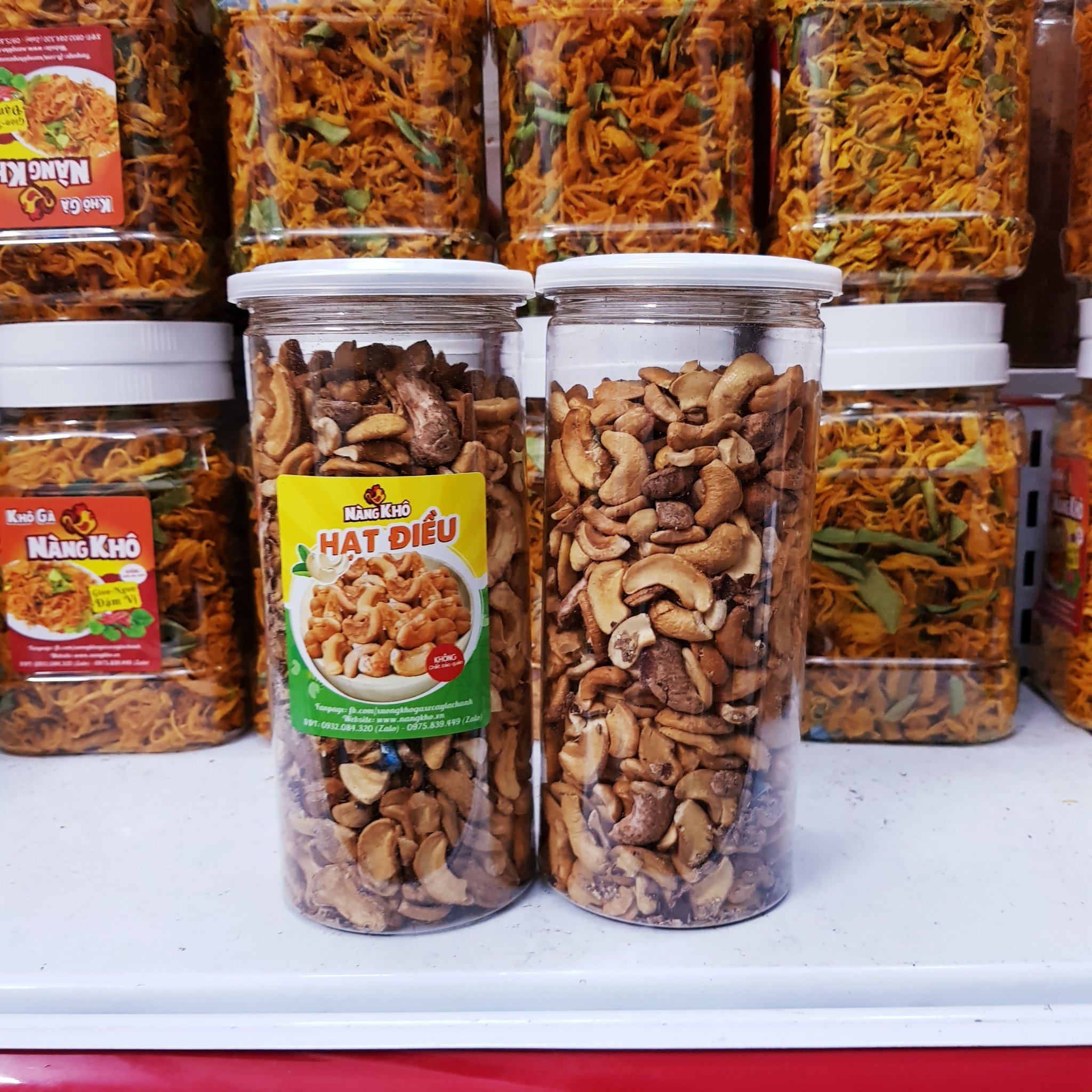 Hạt Điều rang muối cao cấp thương hiệu Nàng Khô 500gr