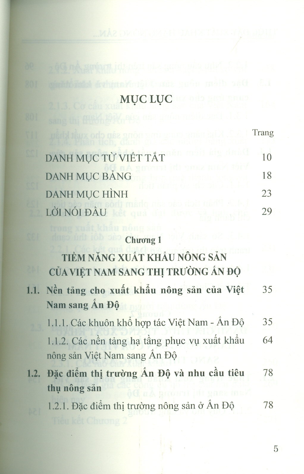 Thúc Đẩy Xuất Khẩu Hàng Nông Sản Của Việt Nam Sang Thị Trường Ấn Độ (Sách chuyên khảo) -  PGS. TS. Nguyễn Xuân Trung chủ biên