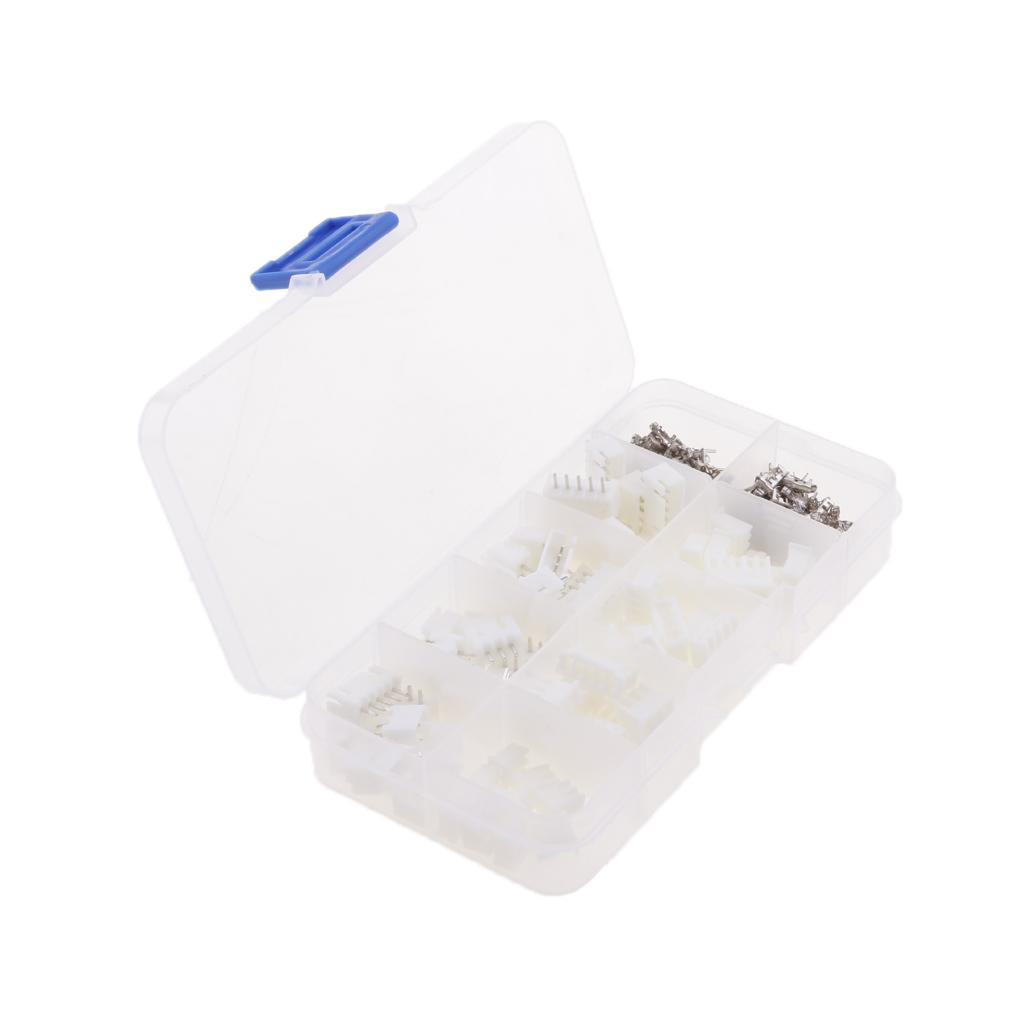 150 PCS 40 Set 2Pin-5Pin Header Draht Pitch Terminal  Kits