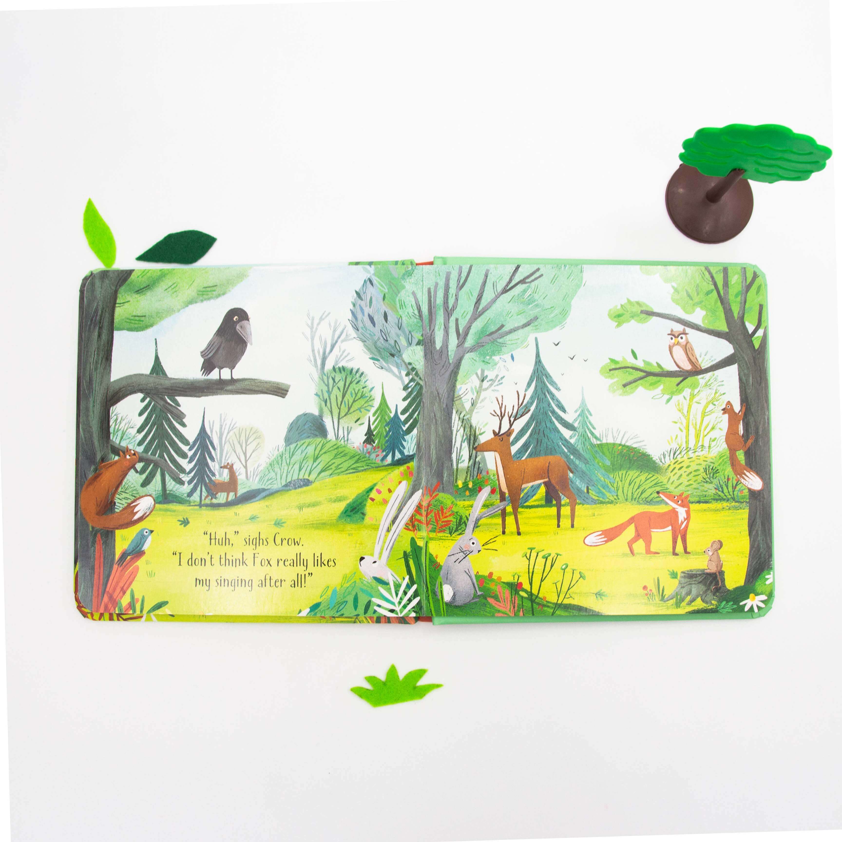 Little Board Books: The Fox and the Crow - TRUYỆN TRANH TIẾNG ANH CHO BÉ