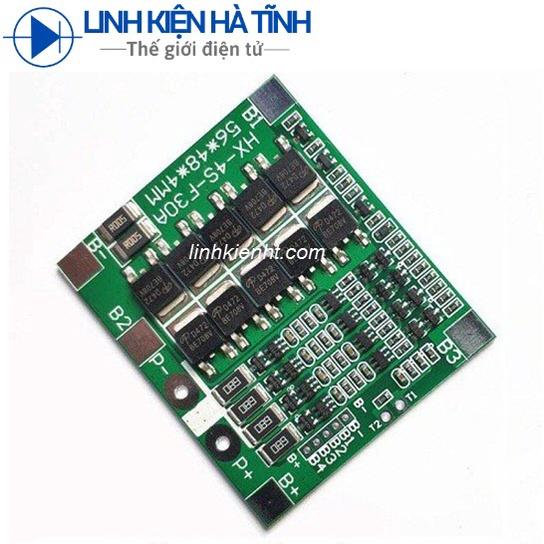 Mạch sạc bảo vệ pin lithium 18650 4 cell 30A