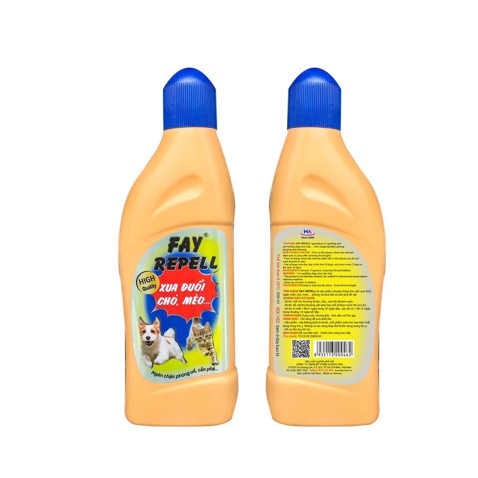 Ngăn phóng uế, xua đuổi chó mèo Fay Repell-400ml