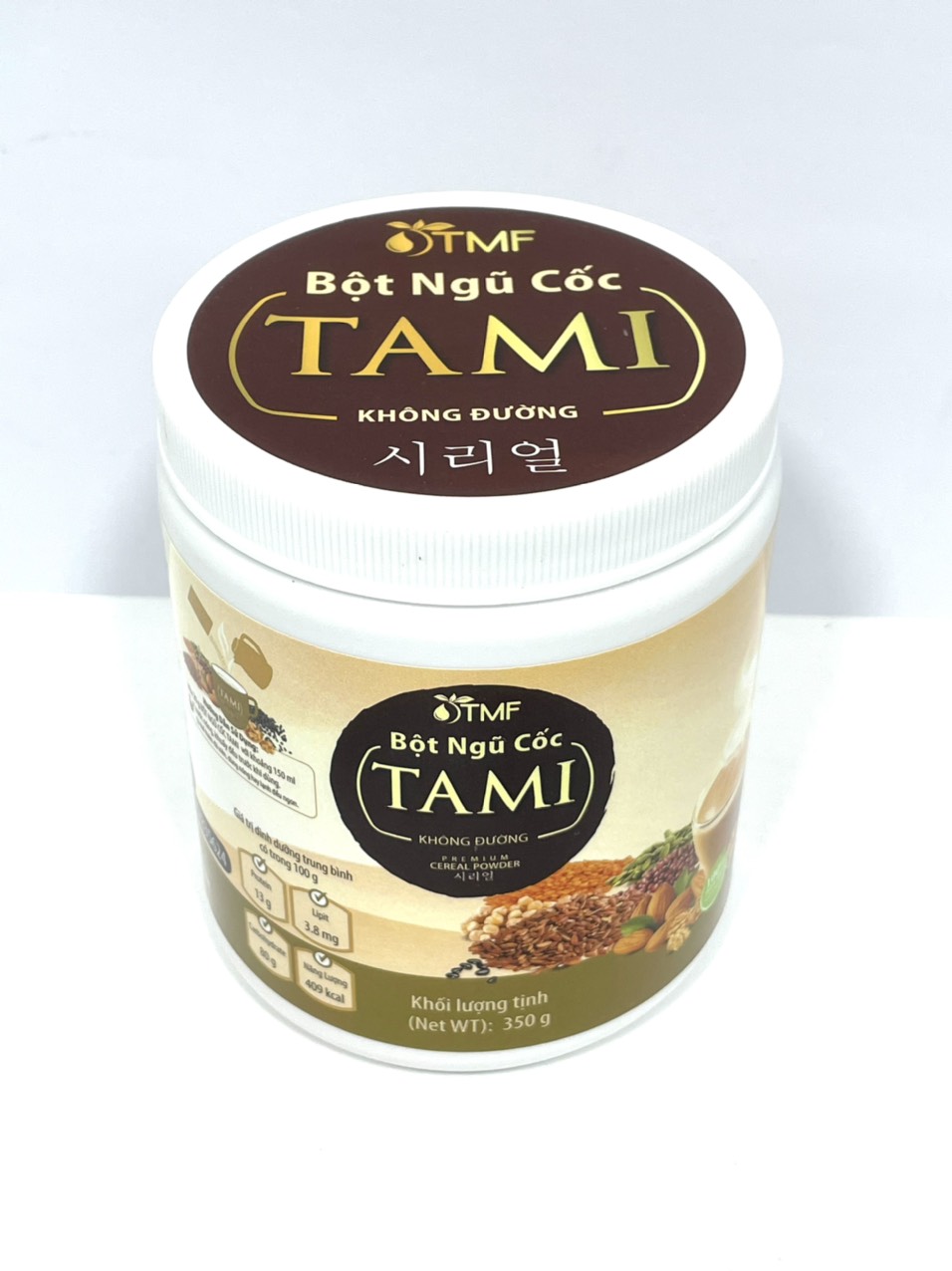 Bột ngũ cốc Tami không đường nảy mầm 350gr - TÂM MINH FOODS
