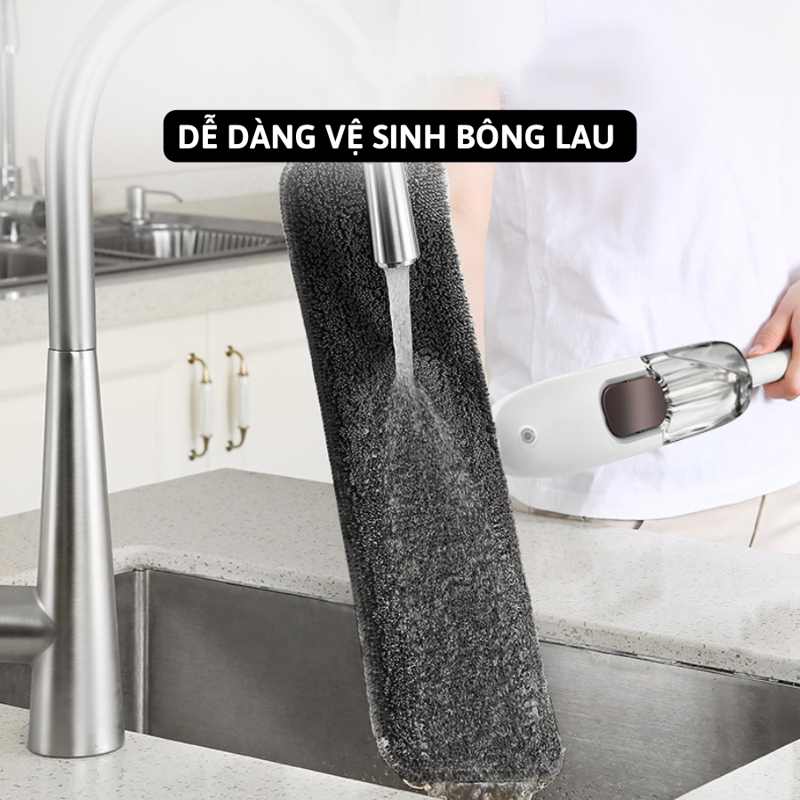 Cây Lau Nhà Phun Sương - Cây Lau Nhà Đa Năng Có Bình Xịt Nước Tiện Dụng - Huy Tưởng