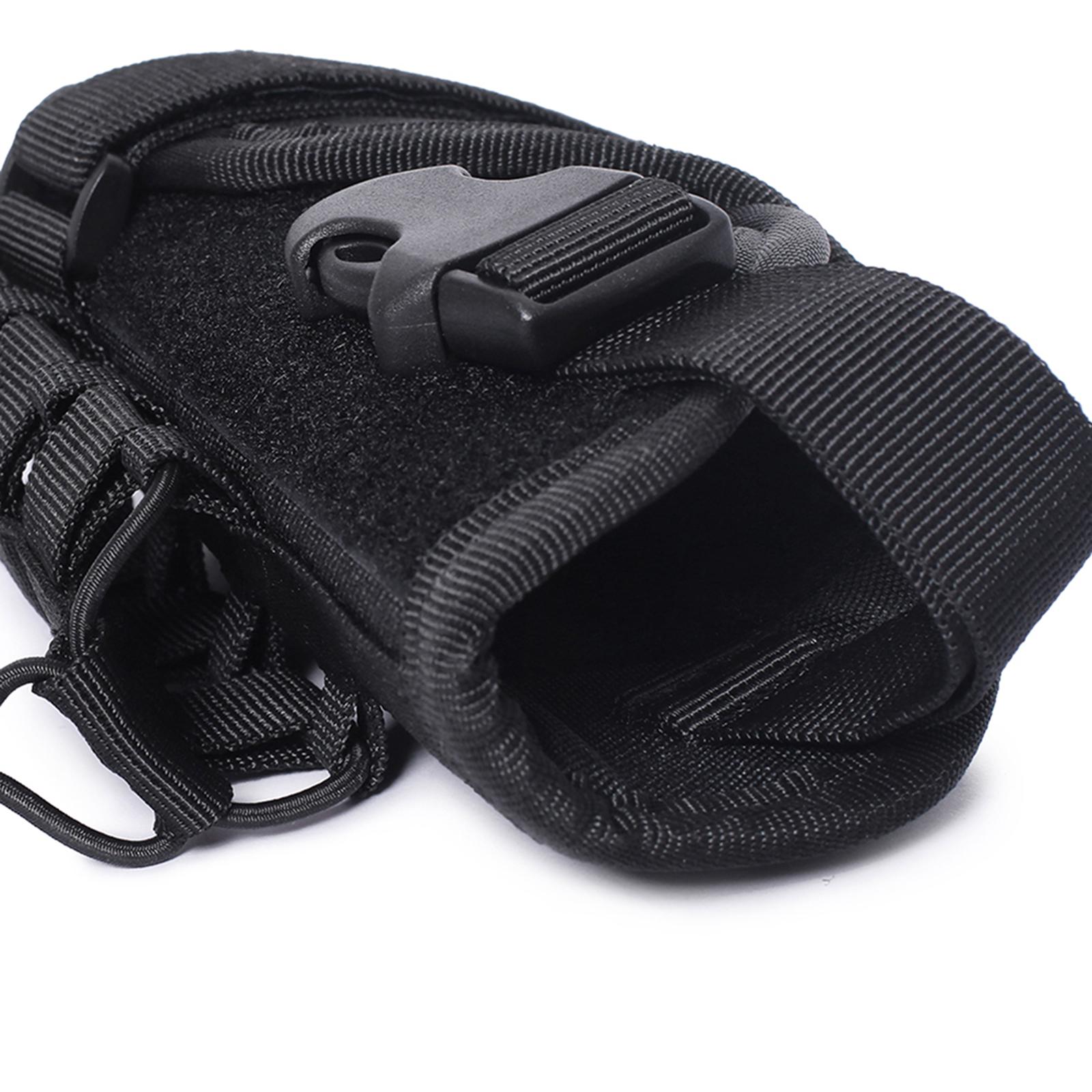 Adjustable Leg Holster Nylon Tactical Airsoft Holster w/ Magazine Pouch