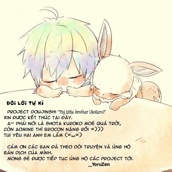 kuroko – tuyển thủ vô hình: my little brother chapter 4 4