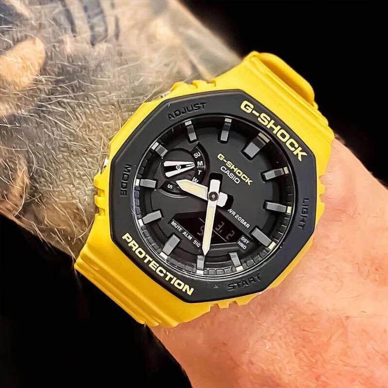 Đồng hồ nam dây nhựa Casio G-Shock chính hãng GA-2110SU-9ADR