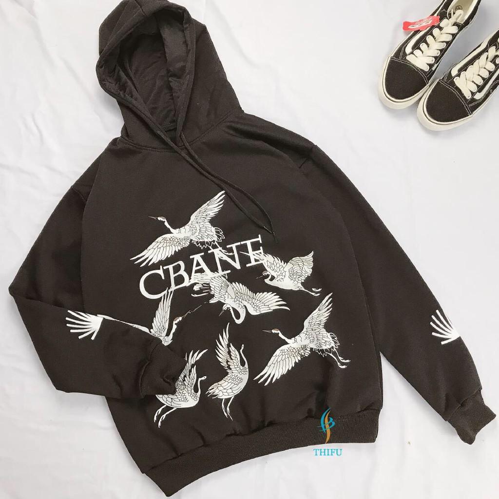 &lt;&gt; ÁO HOODIE NỈ NGOẠI NAM NỮ CHẤT DÀY DẶN CỰC ĐẸP CỰC NGẦU,IN HÌNH HẠC