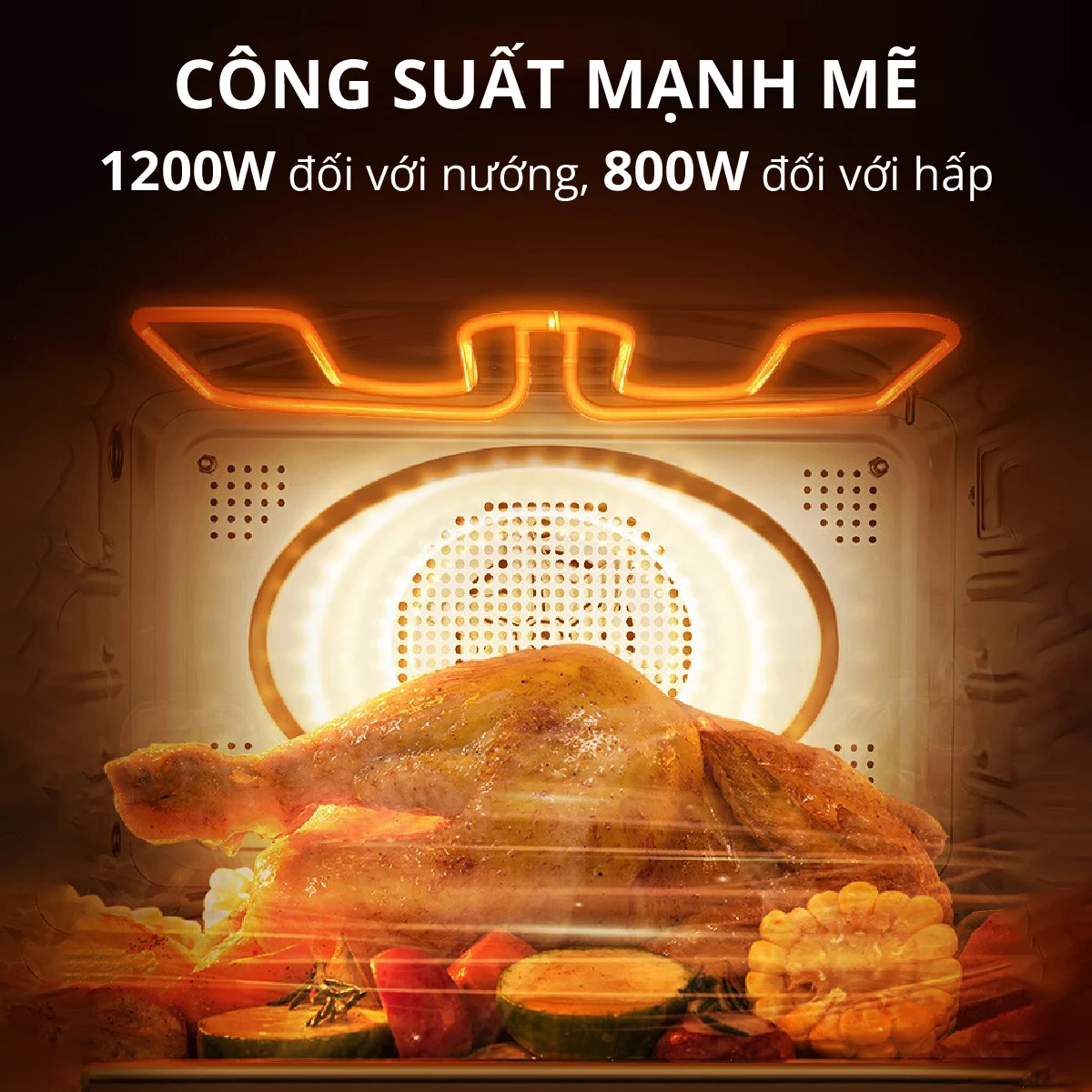 Nồi Chiên Hơi Nước Cao Cấp 10 Trong 1 Mishio MK318 - Hàng Chính Hãng