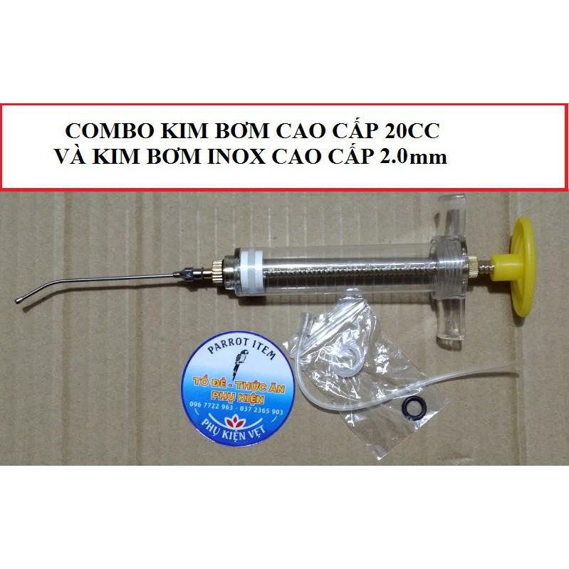 COMBO KIM BƠM CAO CẤP VÀ ỐNG ĐÚT INOX CAO CẤP NHẬP KHẨU CHO MỌI DÒNG VẸT