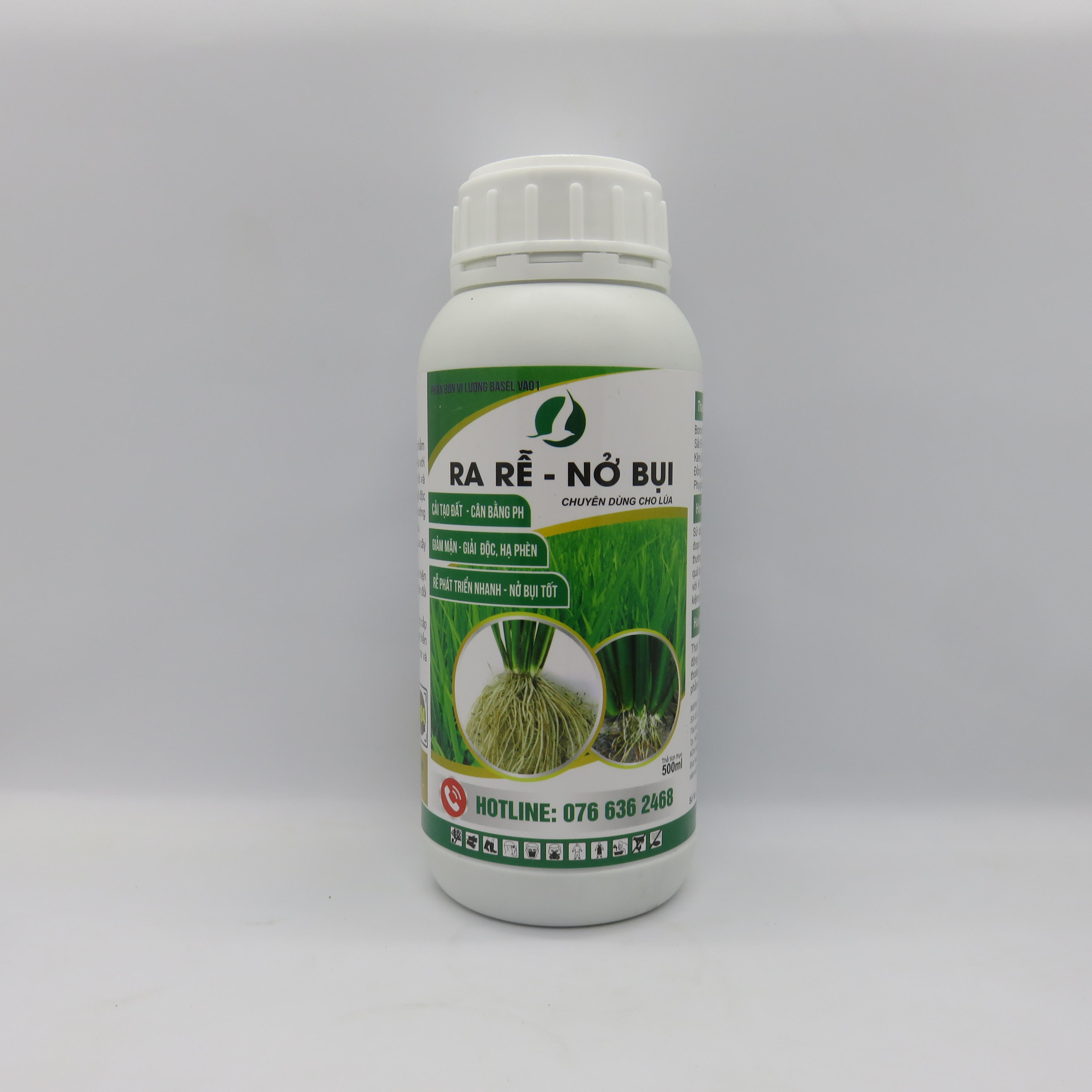 Ra rễ nở bụi - chuyên lúa giúp lúa đẻ nhánh - chai 500ml và 1L