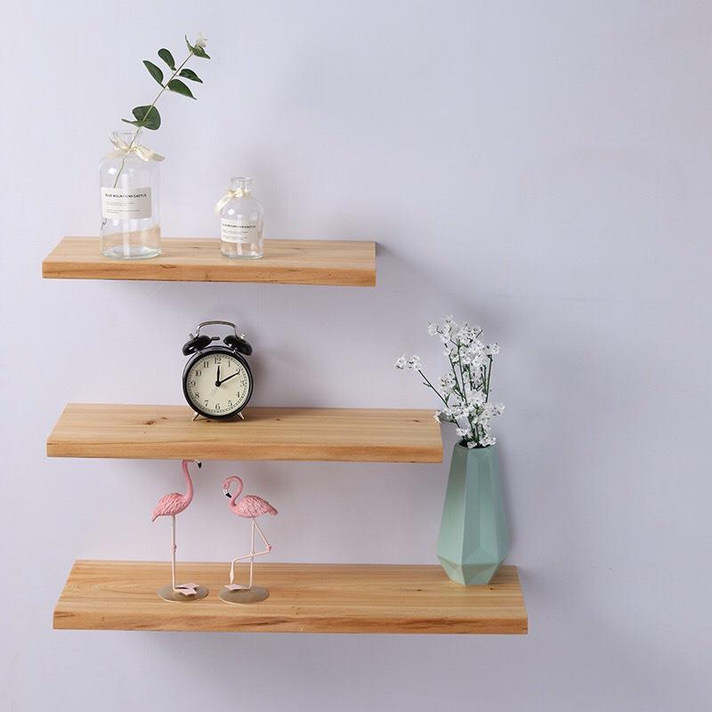 Set 3 Thanh Gỗ Treo Tường Trang Trí - Kệ Gỗ Thông Nhập Khẩu Loại 1 Bền Đẹp