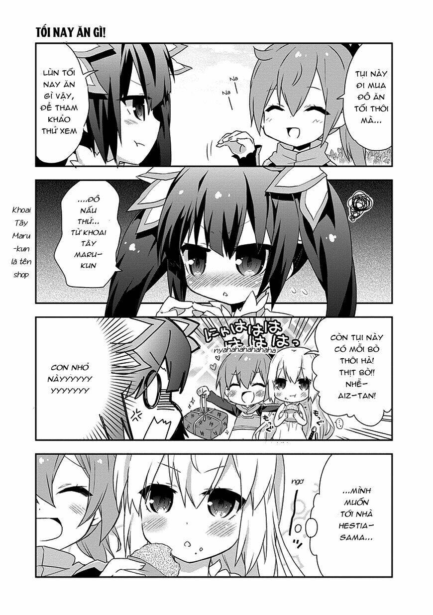 dungeon ni deai o motomeru no wa machigatte iru darou ka 4koma - days of goddess chapter 2 6
