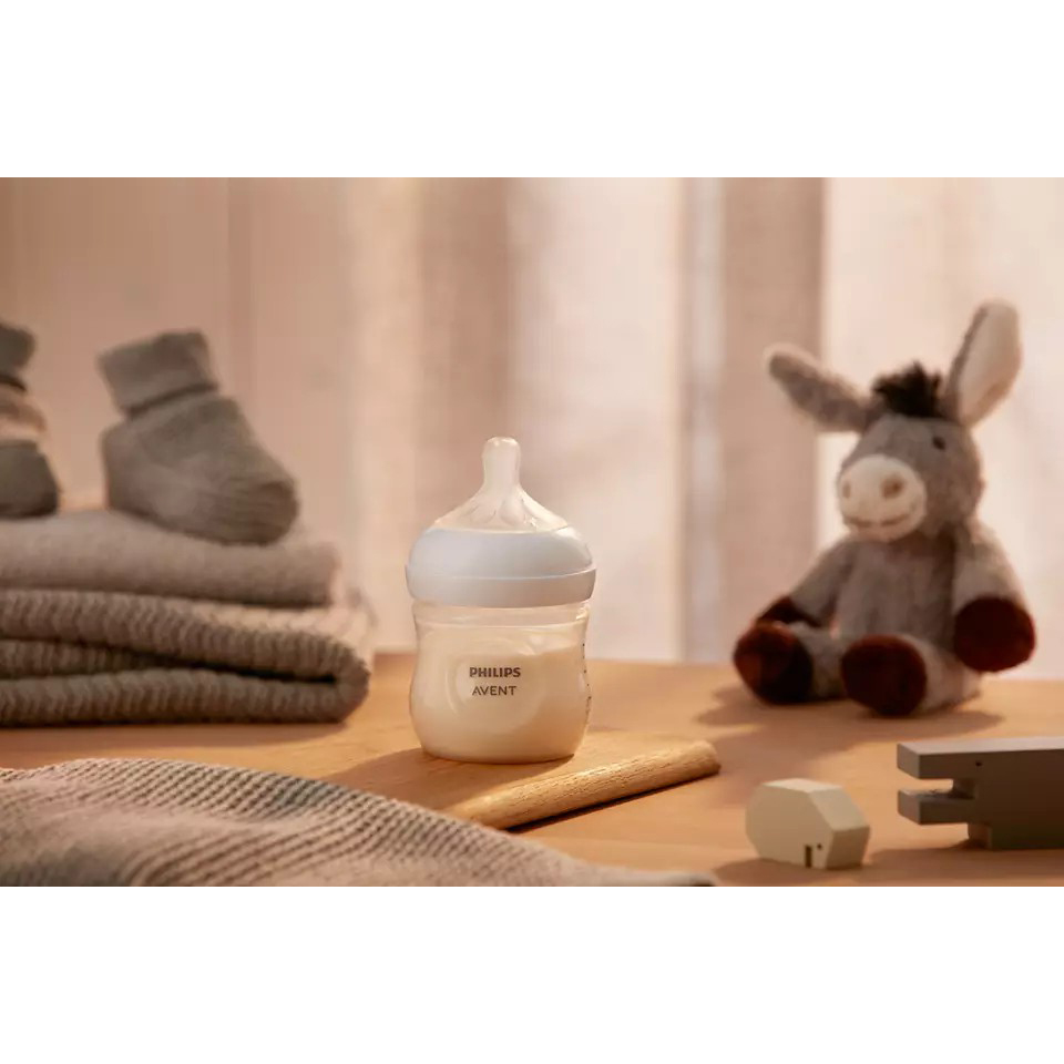Bình sữa mô phỏng tự nhiên mới hiệu Philips Avent  cho trẻ từ 0 tháng tuổi (125ml-đôi)_SCY900.02