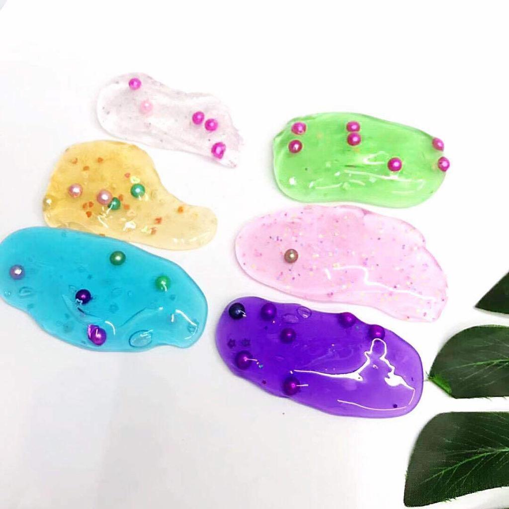 Slime cốm xốp thuỷ tinh NG0C TRAI hộp trụ to tròn 420g 20cm nhũ kim tuyến đa dạng Đồ chơi slam hũ chất nhầy ma thuật squ