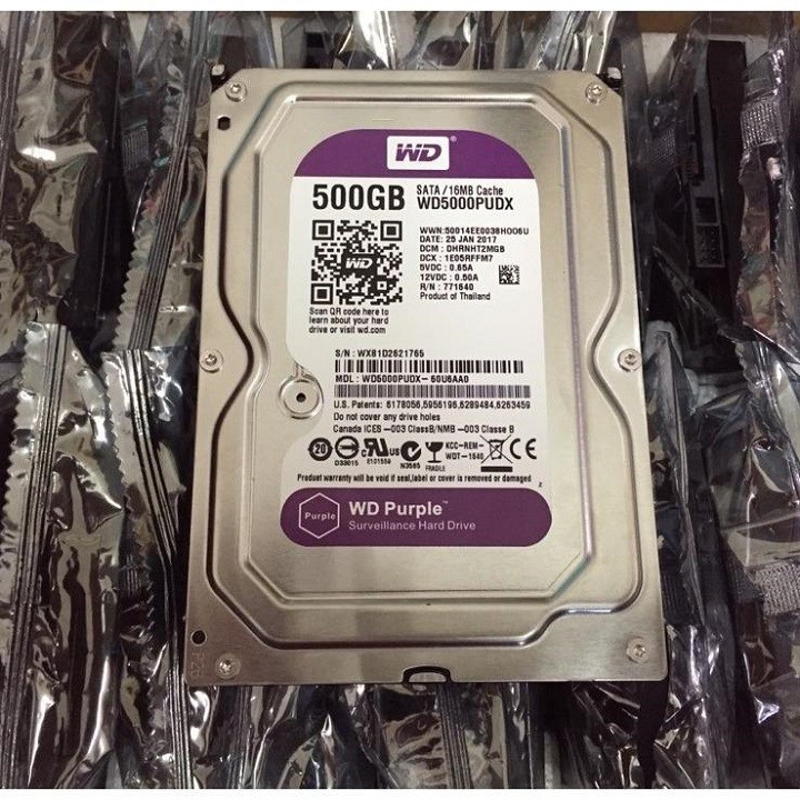 Ổ cứng HDD WD 500GB  |