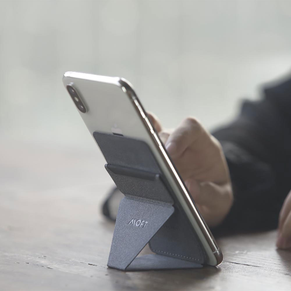 Giá Đỡ Điện Thoại Moft X Phone Stand Đa Năng Siêu Mỏng, Nhẹ - Có Khe Để Thẻ Tiện Lợi - Hàng Chính Hãng