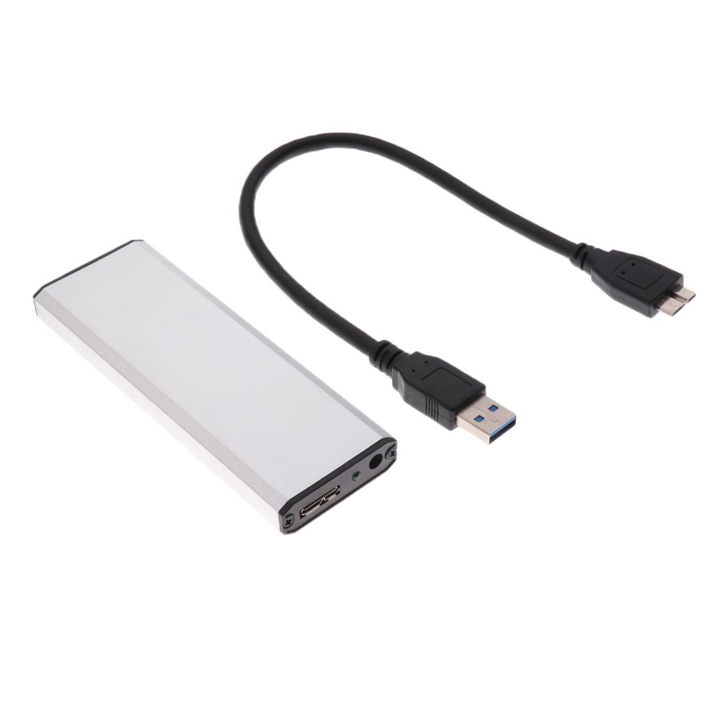 Aluminum USB 3.0 Hard Drive Disk External Enclosure Case for HDD and SSD