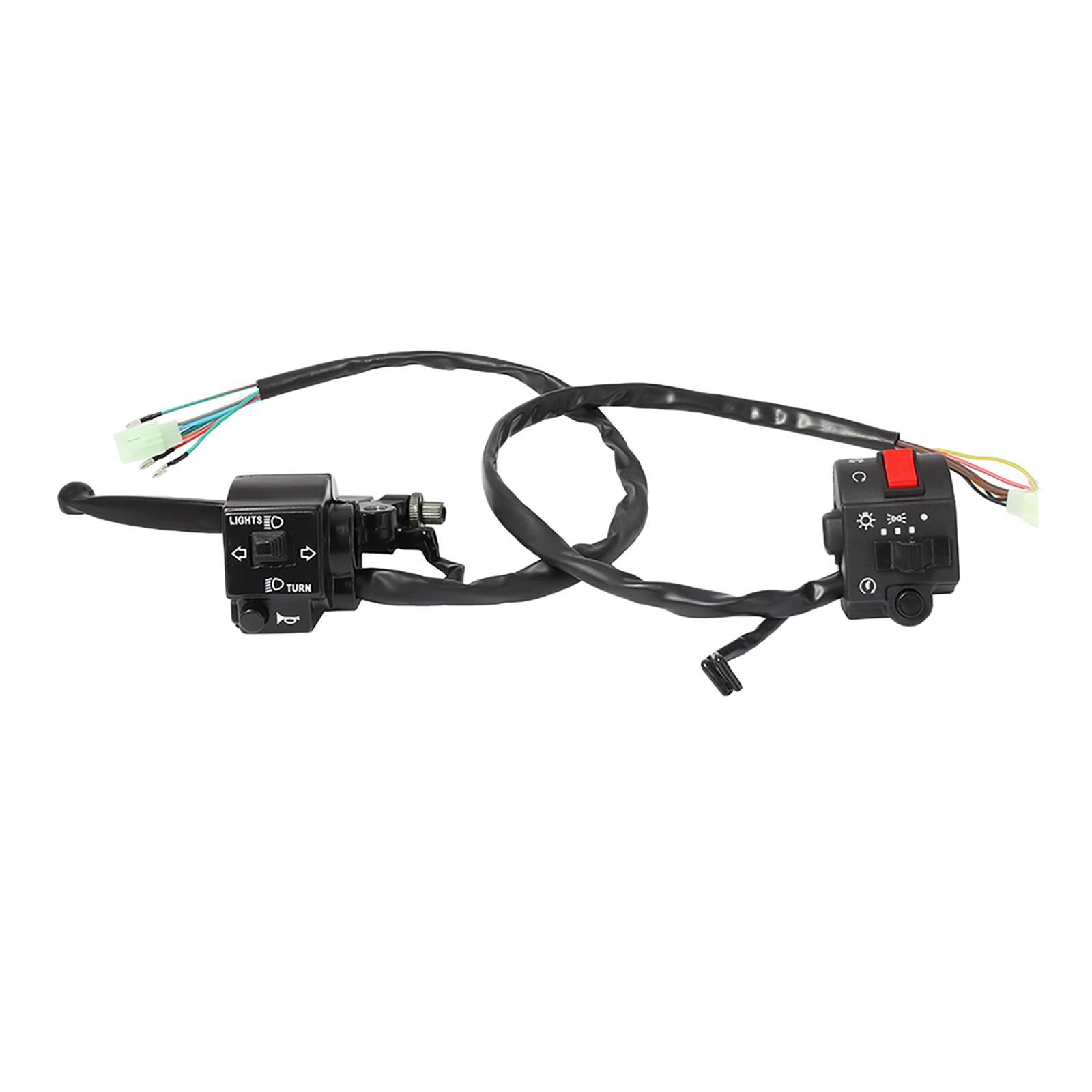 Motorcycle Handlebar Switch  Assembly 7/8" for Suzuki GS125 Gn125